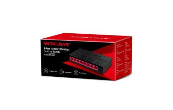 TP-LINK MERCUSYS MS108G 8 port Gbit Desktop Yönetilemez Switch