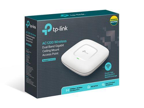 TP-LINK OMADA EAP225 1 Port Gigabit AC1350 3 Anten Tavan Tipi Gigabit Wi-Fi Access Point