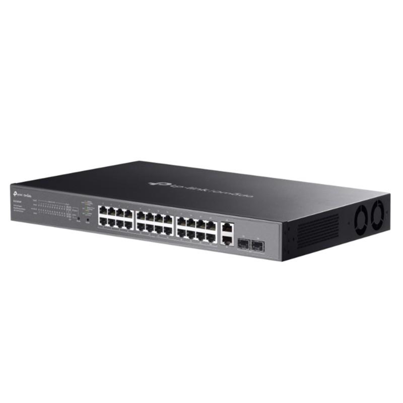 TP-LINK OMADA ES228GMP 28 PORT GIGABIT + 2XGIGABIT SFP YÖNETİLEBİLİR 384W POE METAL KASA SWITCH