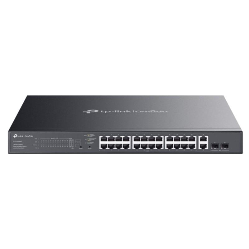 TP-LINK OMADA ES228GMP 28 PORT GIGABIT + 2XGIGABIT SFP YÖNETİLEBİLİR 384W POE METAL KASA SWITCH