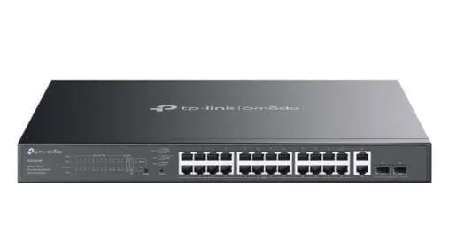 TP-LINK OMADA ES228GMP 28 Port Gbit 28 Port PoE 384W 2xSFP Rack mount Yönetilebilir Switch