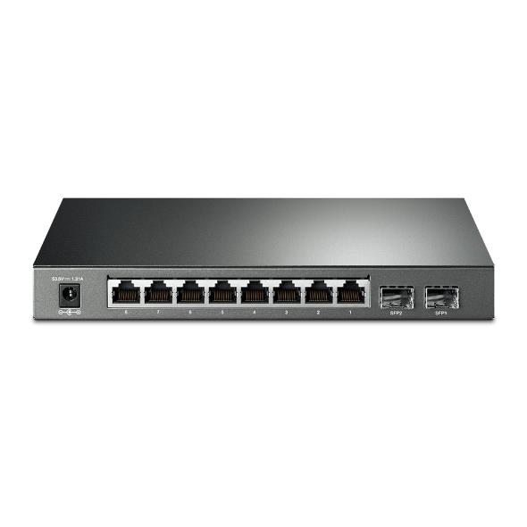 TP-LINK OMADA TL-SG2210P 10 Port Gbit 8 Adet Poe 60W 2xSFP Metal Smart Switch