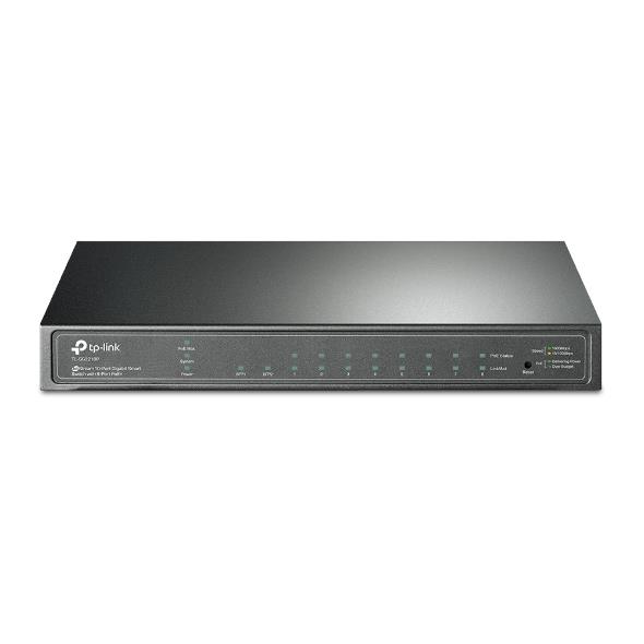 TP-LINK OMADA TL-SG2210P 10 Port Gbit 8 Adet Poe 60W 2xSFP Metal Smart Switch