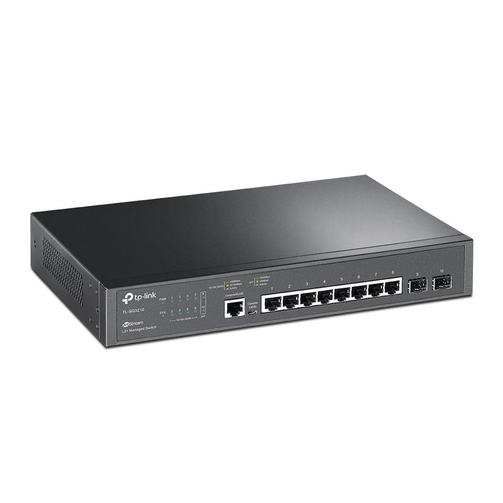 TP-LINK OMADA TL-SG3210 8 PORT 10/100/1000 2xSFP YONETILEBILIR RACK MOUNT SWITCH