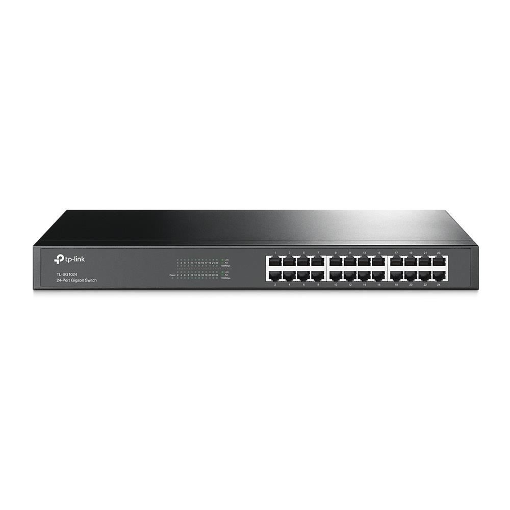 TP-LINK TL-SG1024 24 PORT 10/100/1000 24 PORT YONETILEMEZ RACK MOUNT SWITCH
