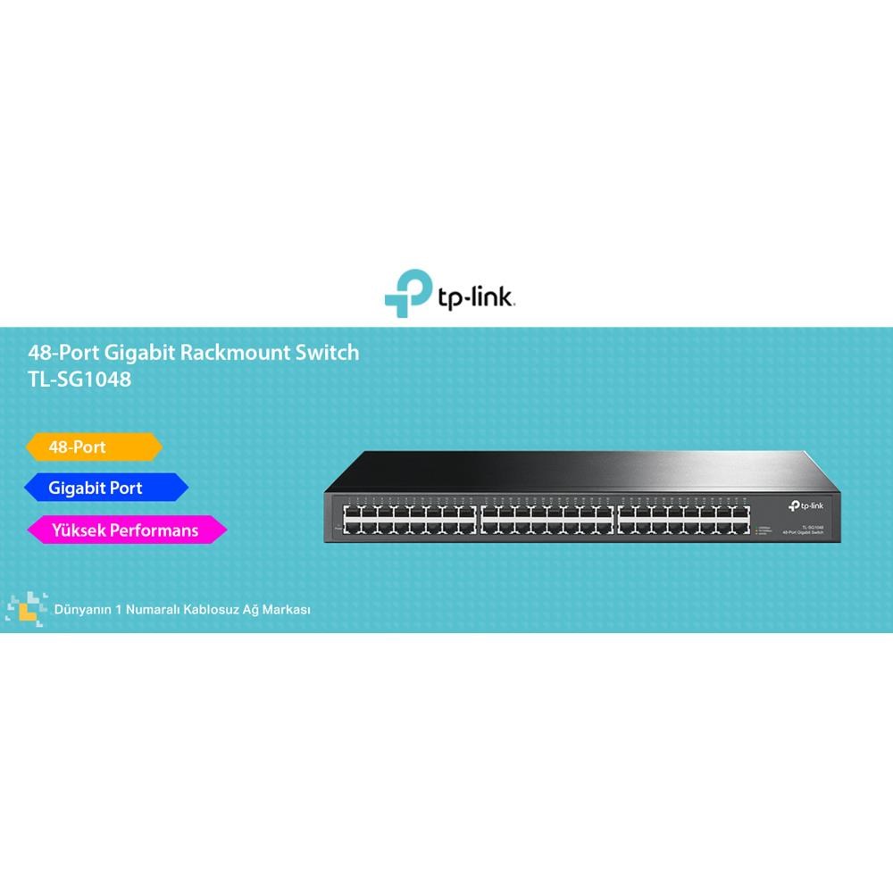 TP-LINK TL-SG1048 48 PORT GIGABIT RACKMOUNT SWITCH