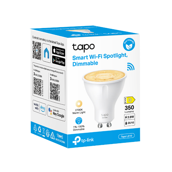 TP-LINK Tapo L610 Akıllı Wi-Fi Spot Lamba Wıfı Kablosuz Ayarlanabilir Işık Şiddeti
