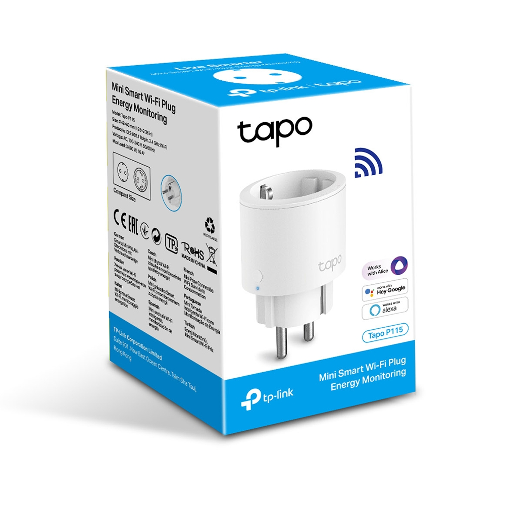 TP-LINK Tapo P115 Wıfı Enerji İzlemeli Akıllı Priz