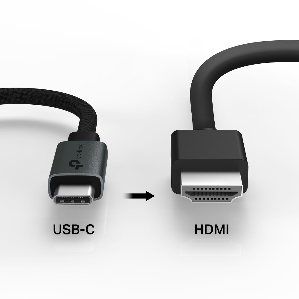 TP-LINK UA520C Type-C to HDMI Adaptör - 4K@60Hz -Alüminyum