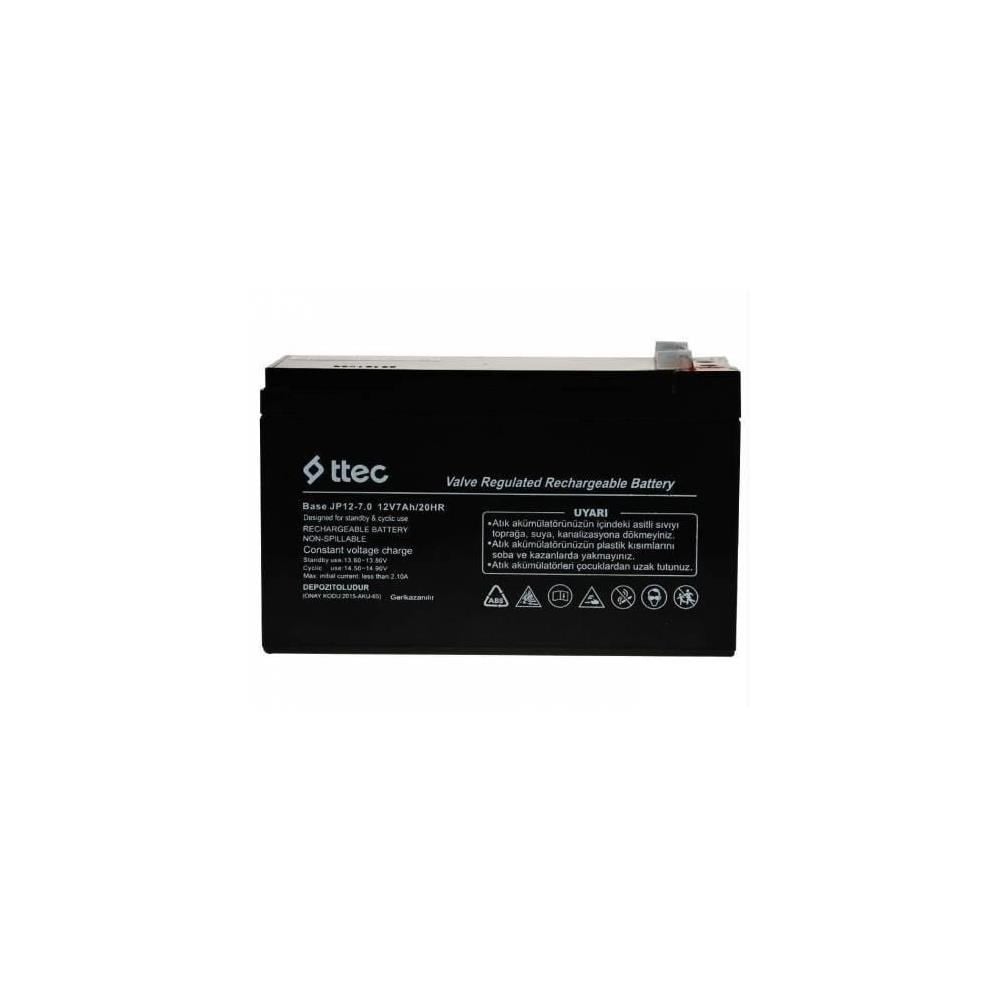 TTEC 12V 7A BASE BAKIMSIZ KURU AKÜ
