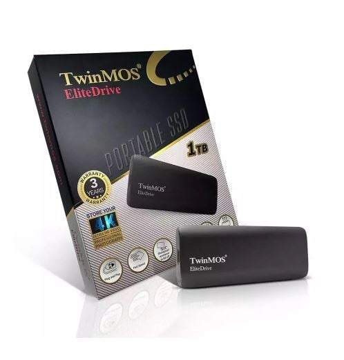 TWINMOS 1TB EliteDrive PSSDGGBMED32 450-410MB/s USB 3.2 / Type-C Harici Disk