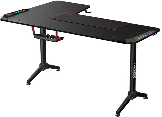 TWISTED Minds L Şekilli RGB Sağ Oyuncu Masası Siyah TM-Y-RB-RGB