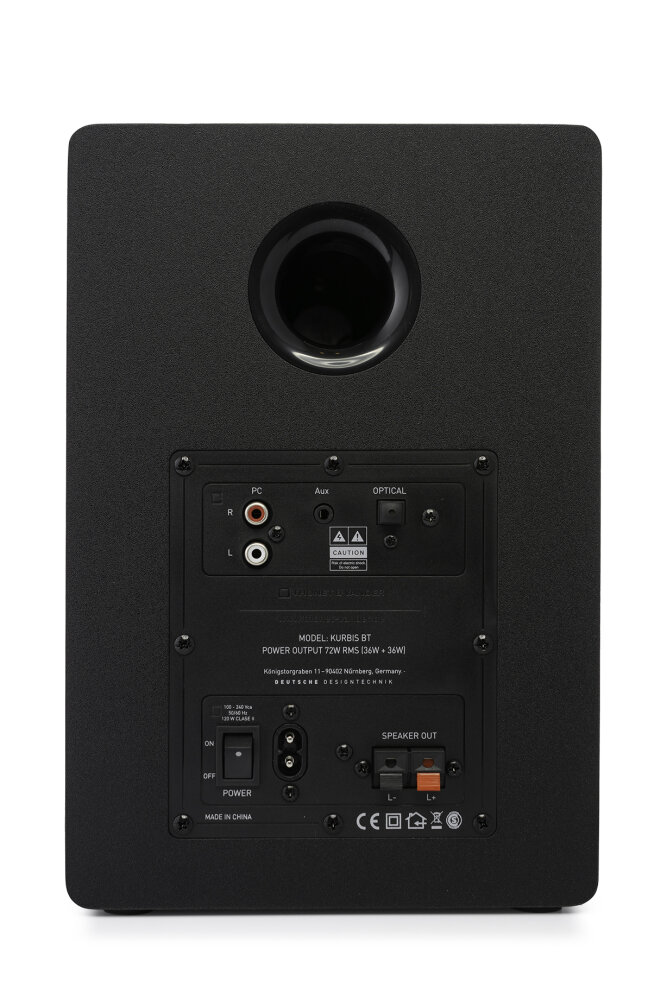 Thonet & Vander KÜRBIS 2.0 72W Cinema Siyah Speaker - 2.0 Sistem - 72W RMS