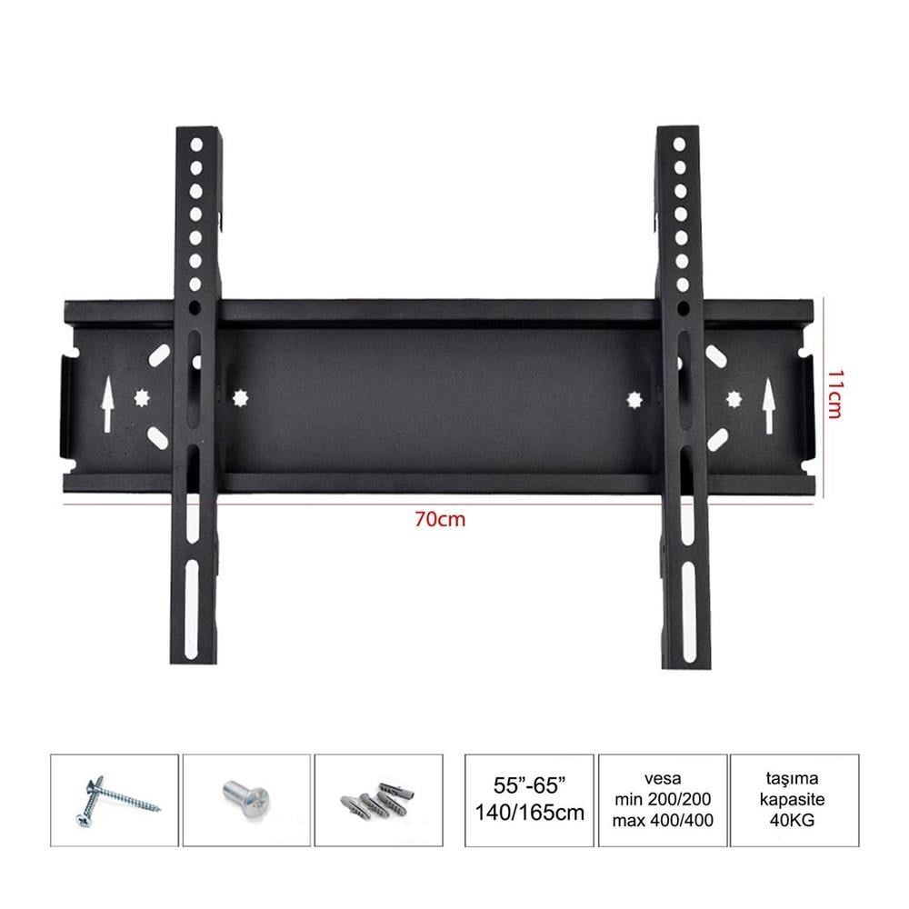 UFİX 7011 Lcd Askı Aparatı Sabit 55-65-75 İnç 140-165-190cm