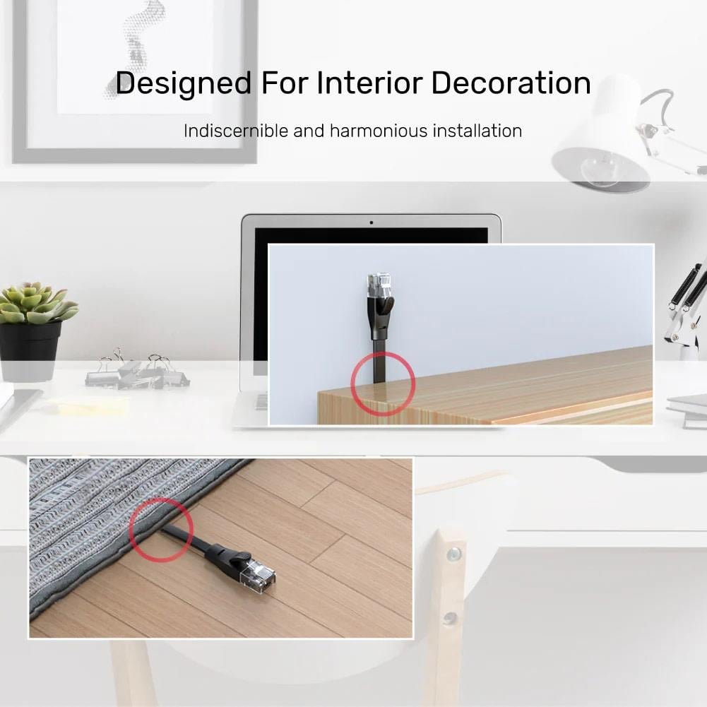 UNITEK CAT6 PATCH KABLO 2MT FLAT (C1810GBK)