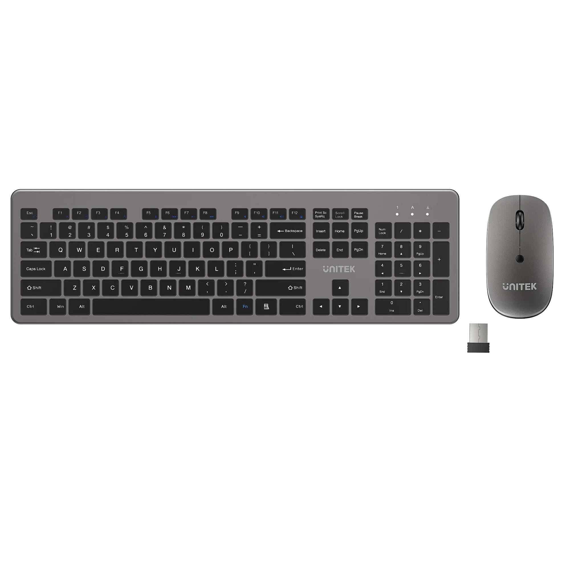 UNITEK SLIMDUO 2.4GHZ KLAVYE SETI (T054AGY01-US)