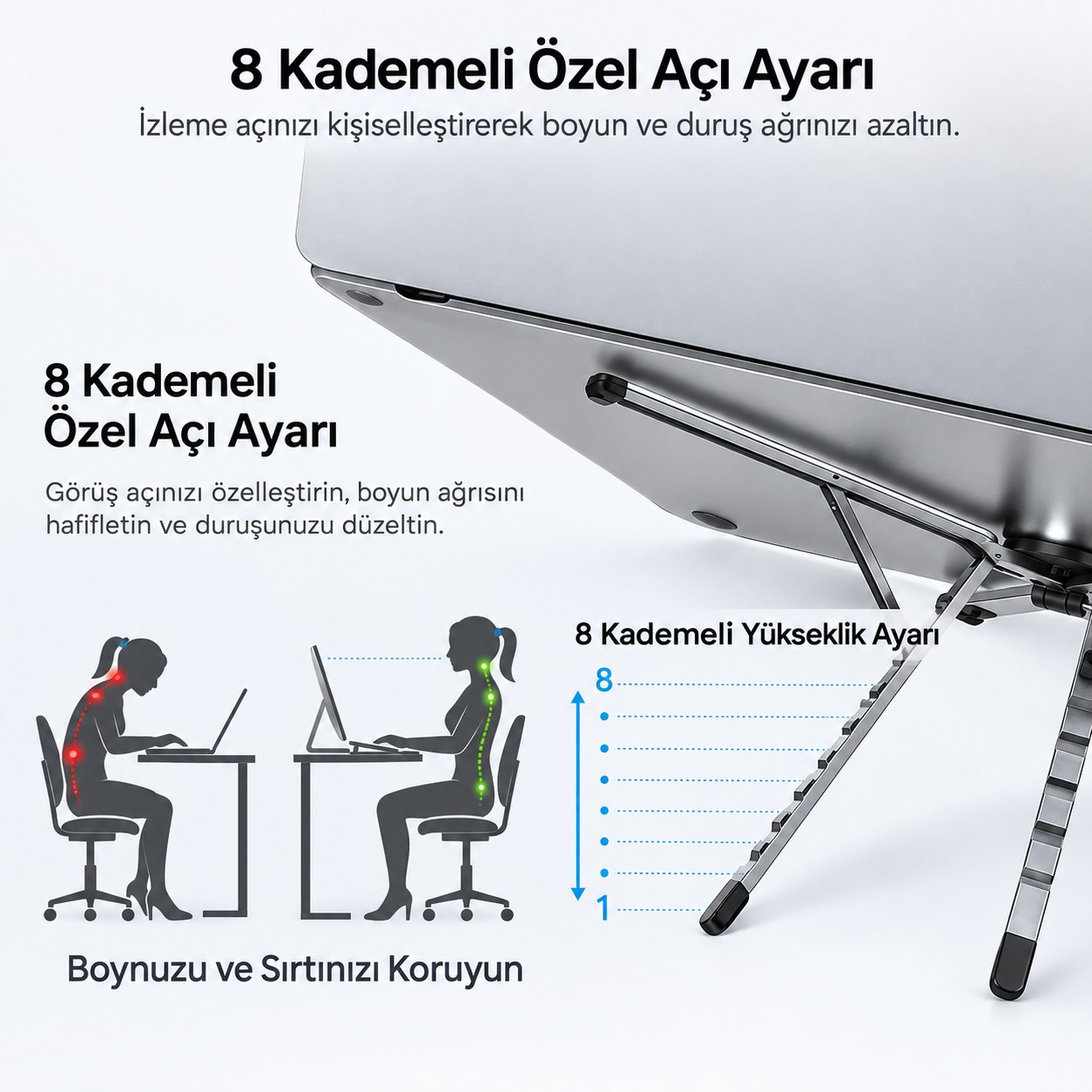 UNITEK TAŞINABİLİR MANYETİK STAND (OT1121AGY01)