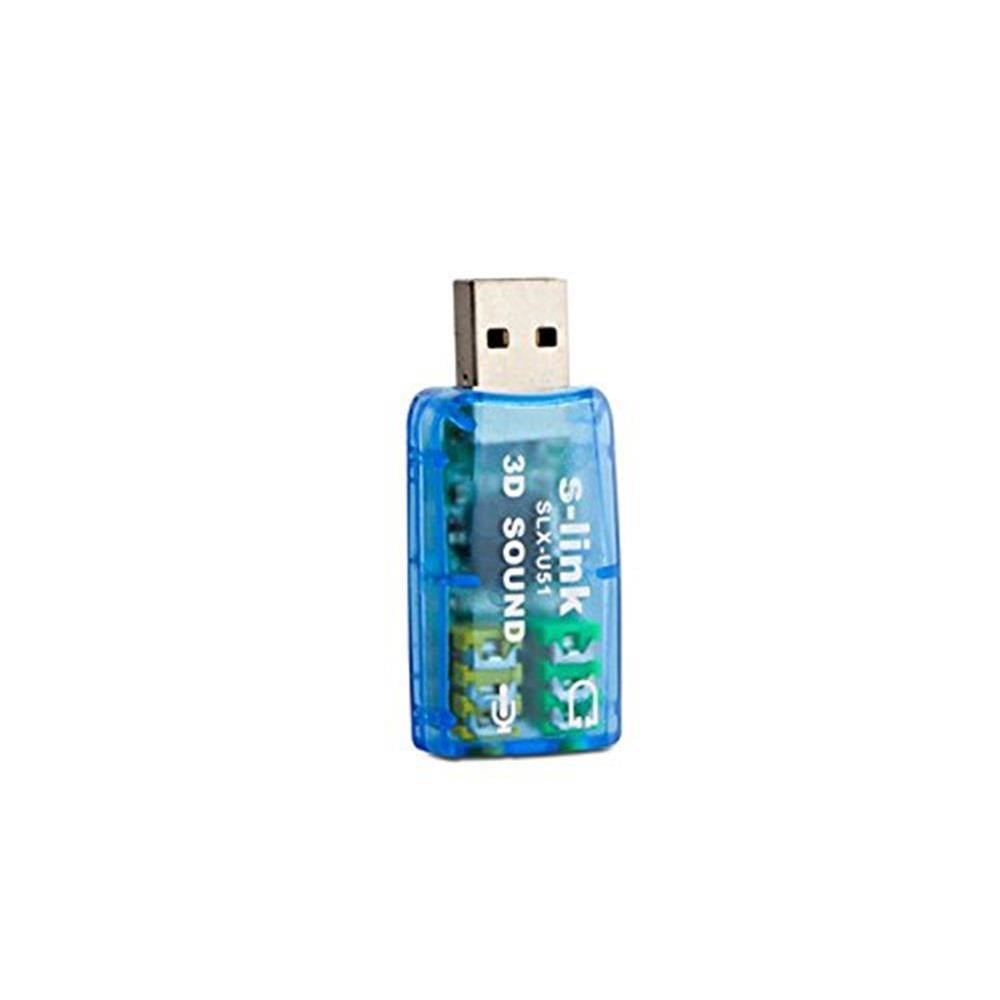 USB SES KARTI MİKROFONLU S-LİNK SLX-U51