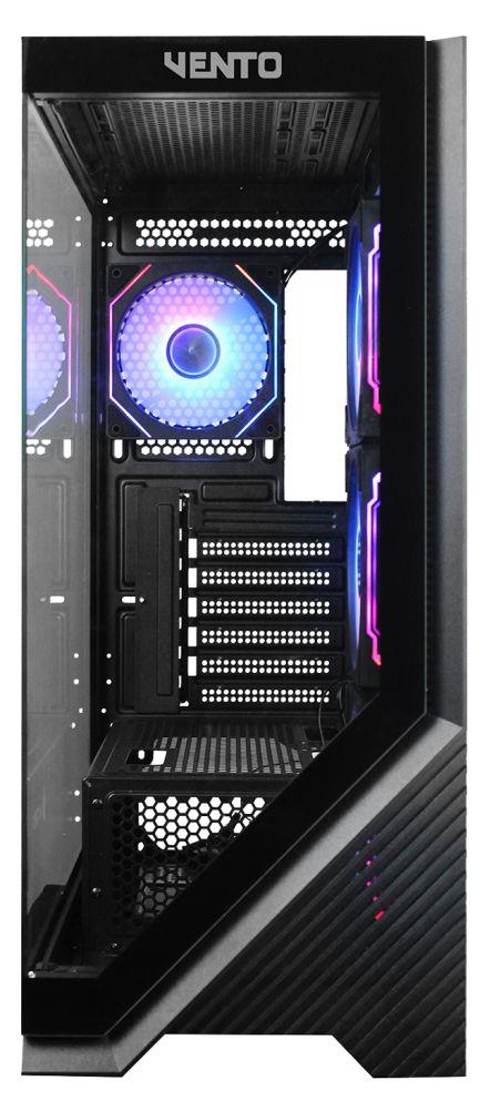 VENTO VG4202FLA 850W Siyah Temper Camlı E-ATX