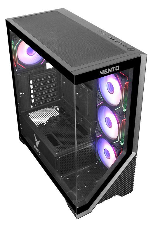 VENTO VG4202FLA 850W Siyah Temper Camlı E-ATX