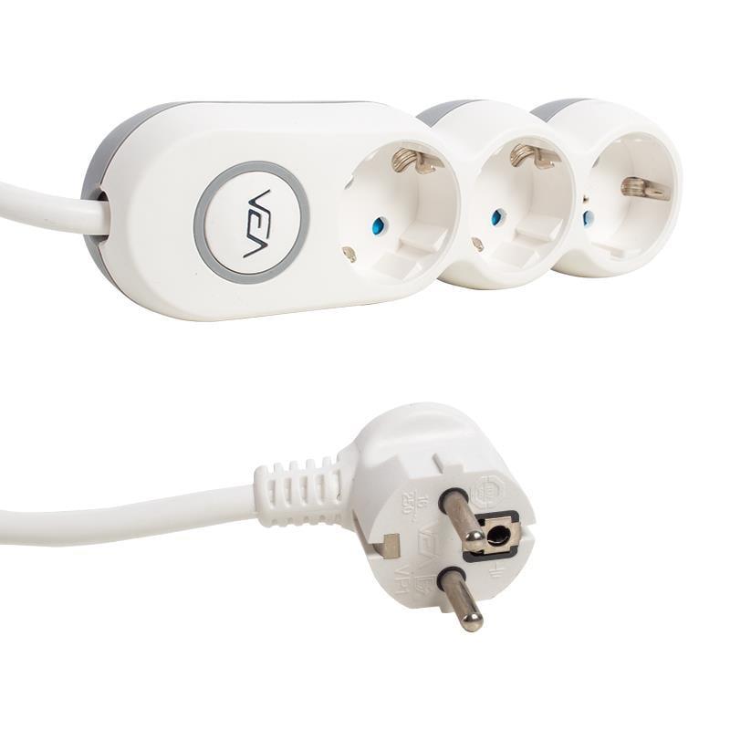 Vea VE2S3S 3lü Anahtarlı 1.5 Metre Çoklu Priz