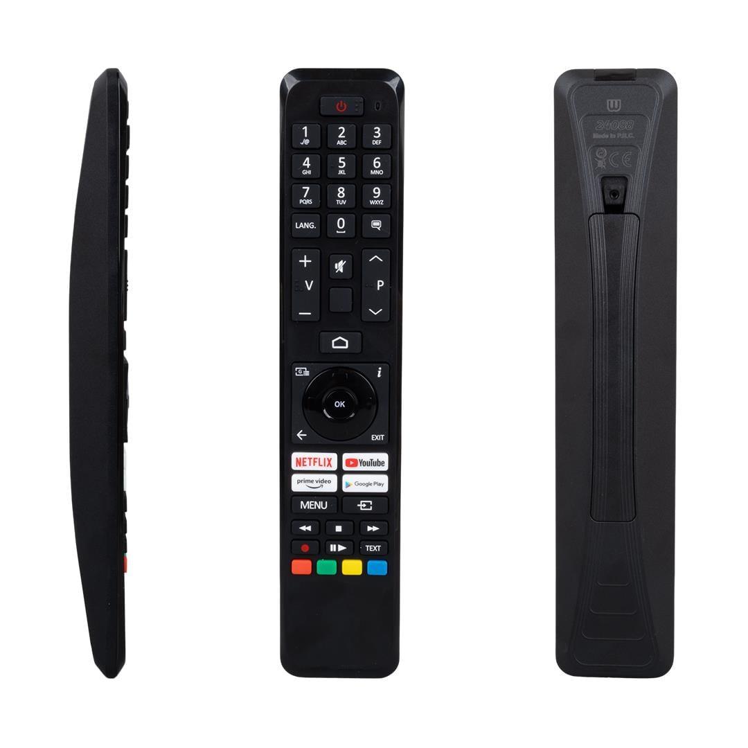 Vestel VS-V4 Ses Komutsuz Netflix-Youtube-Google Play-Prime Video Tuşlu Lcd Led Tv Kumanda