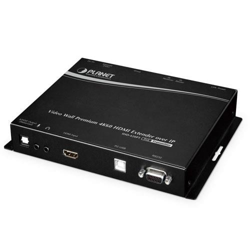 Video Wall 4K/60 HDMI & USB over IP Transmitter with PoE
