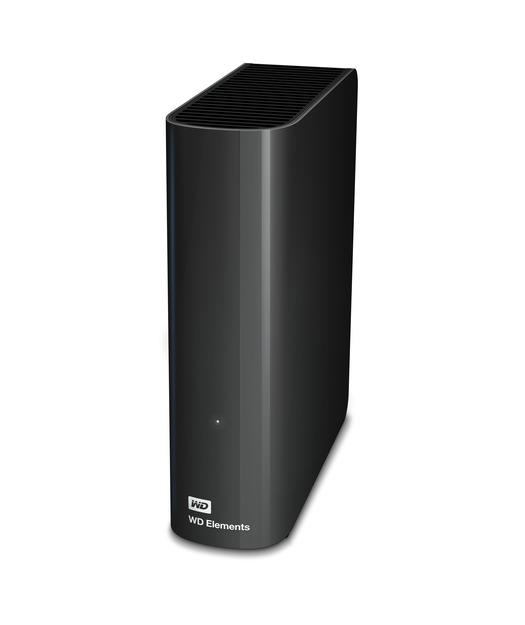 WD Elements 3.5 4TB Black USB 3.0 -USB 2.0