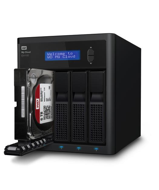 WD My Cloud 3,5 EX4100 0TB Gbit Eth.x2, USB 3.0x1