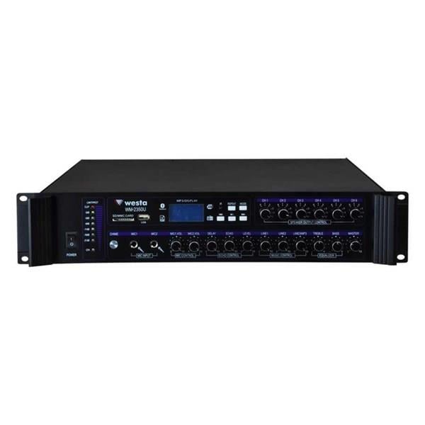 WESTA WM-2350U 6-bölgeli 100V-350w Mixer Amfi