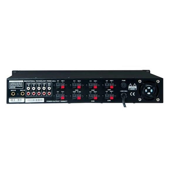 WESTA WM-250UT 6-bölgeli 250W Mikser Amfi 100V