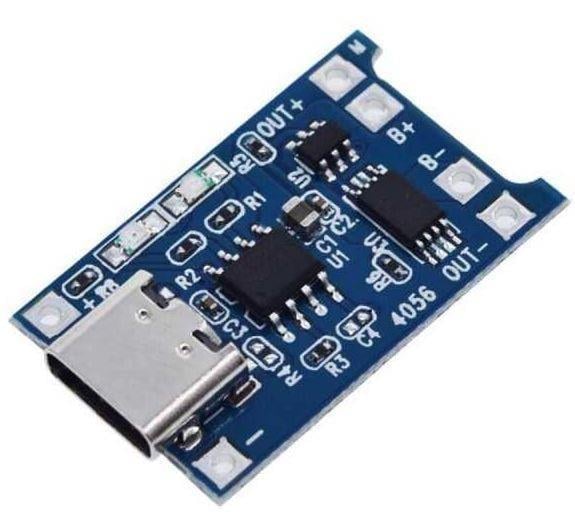 Weko BMS-TP4056 2S 5A BMS Devresi Lityum Batarya Şarj Modülü Type-C 28*17*4Mm