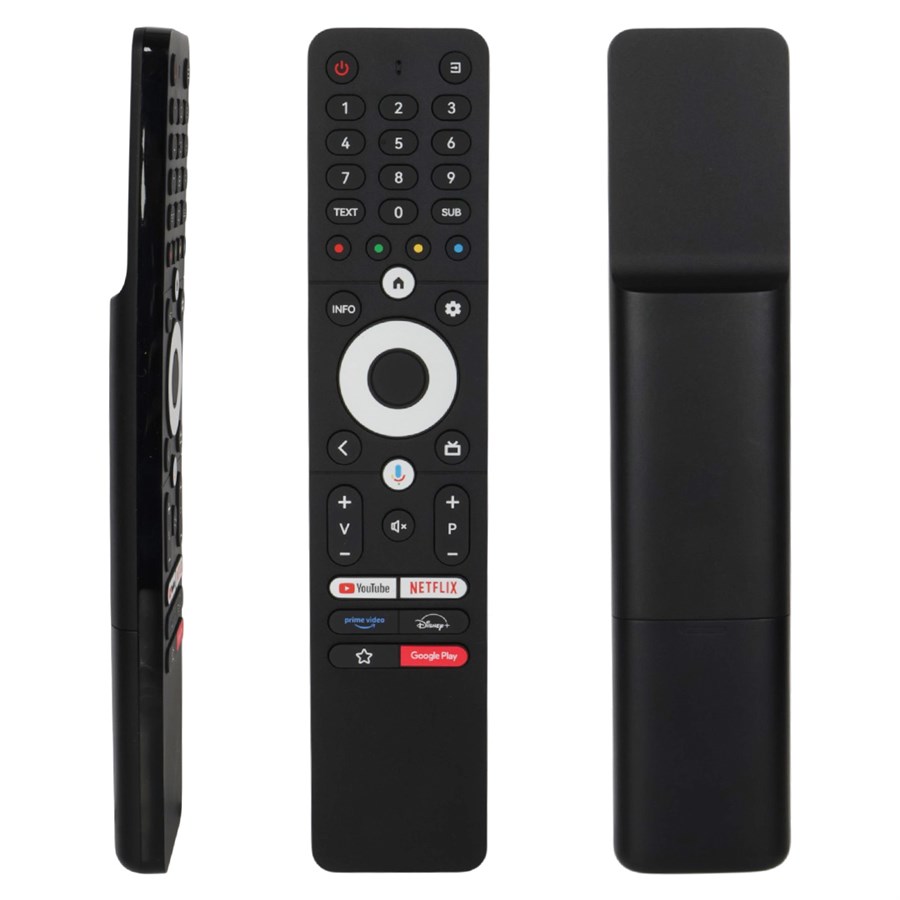 Weko Profilo Onvo Youtbe-Netflix-Prime Video-Dısney-Favori-Google Play Tuşlu Ses Komutlu LCD TV Kumanda