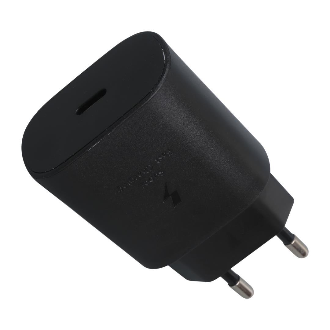 Weko WK-27877 Note10 Siyah 25 Watt Şarj Başlık Adaptörü + Type-C To Type-C Kablo