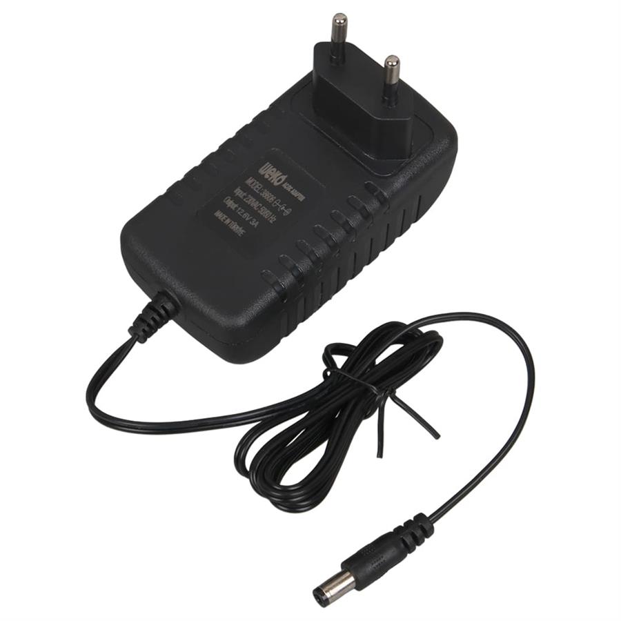 Weko WK-38606 Yerli Üretim 12.6 Volt - 3 Amper 5.5*2.5 Mm Uçlu Ledli Priz Tipi Şarj Adaptörü