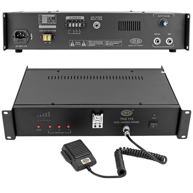 Westsound TKS-112 ACL Acil Anons Ve Mesaj Kayıt Ünitesi