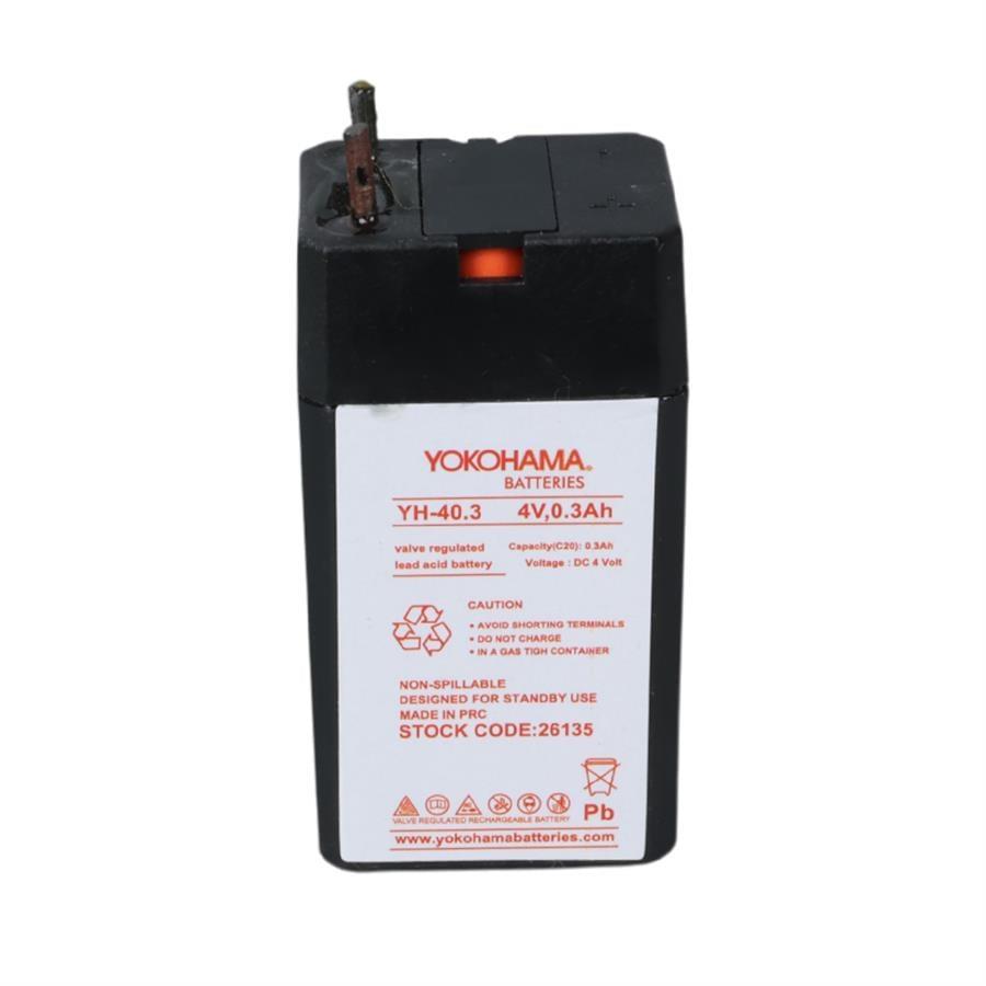 Yokohama YH-40.3 4 Volt - 0.3 Amper Akü (25.5x19.5x48 mm)