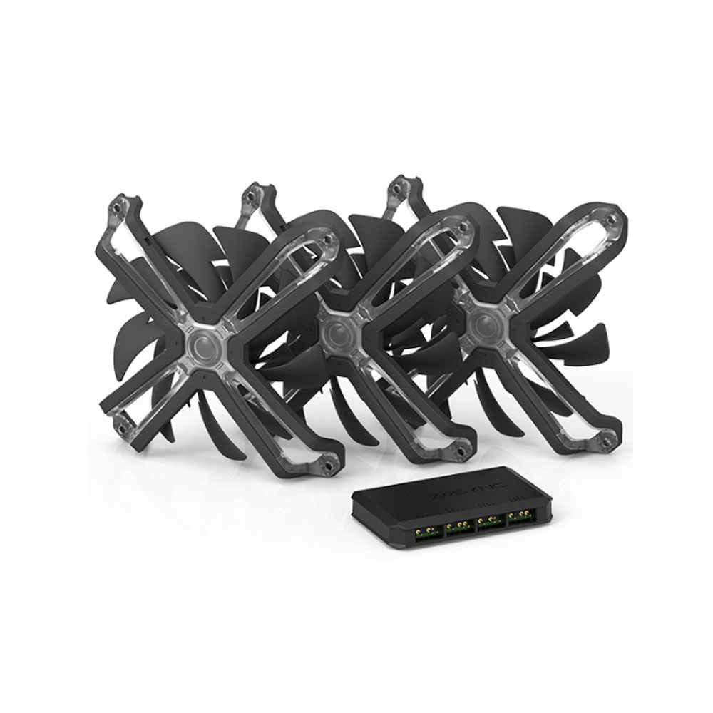 ZALMAN ZM-SF120A3 RGB 120mm Çerçevesiz 3lü Fan Seti (Kontrolcü)