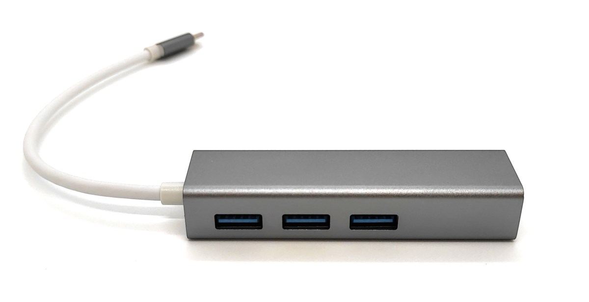 Beek 3 Port USB 3.0 Tip C Hub, 1 x 10/100/1000 RJ45 Dişi Yuva, 3 x USB A Dişi port, 1 x USB C Erkek port