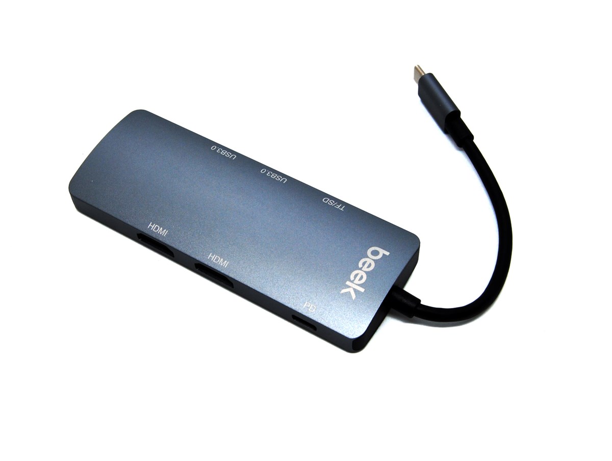 Beek 8 in 1 USB Tip C Docking Station<br>
Beek 8 in 1 Type C to Docking Station