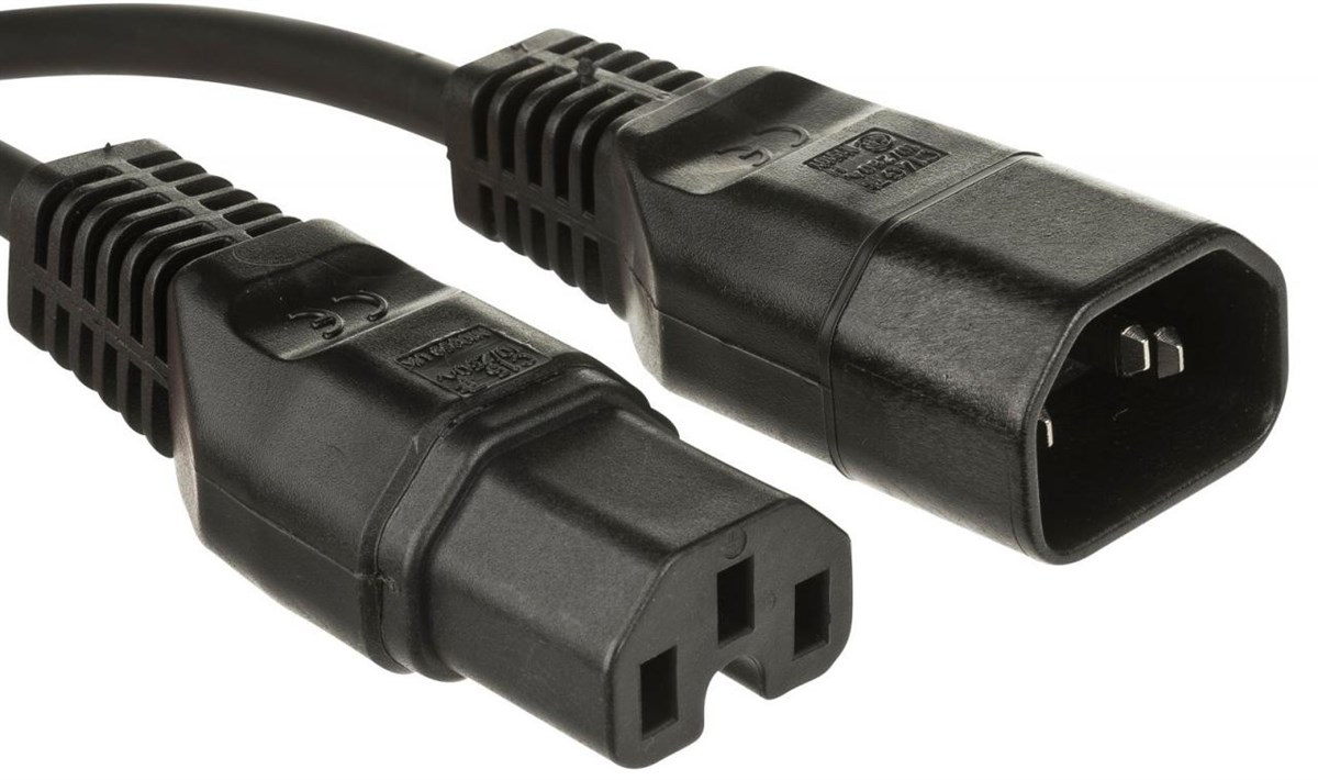 Beek C14-C15 Güç Kablosu, 1.80 metre, H05VV-F 3*0.75mm2<br>
Beek C14-C15 Power Cable 1.8m, H05VV-F 3*0.75mm2