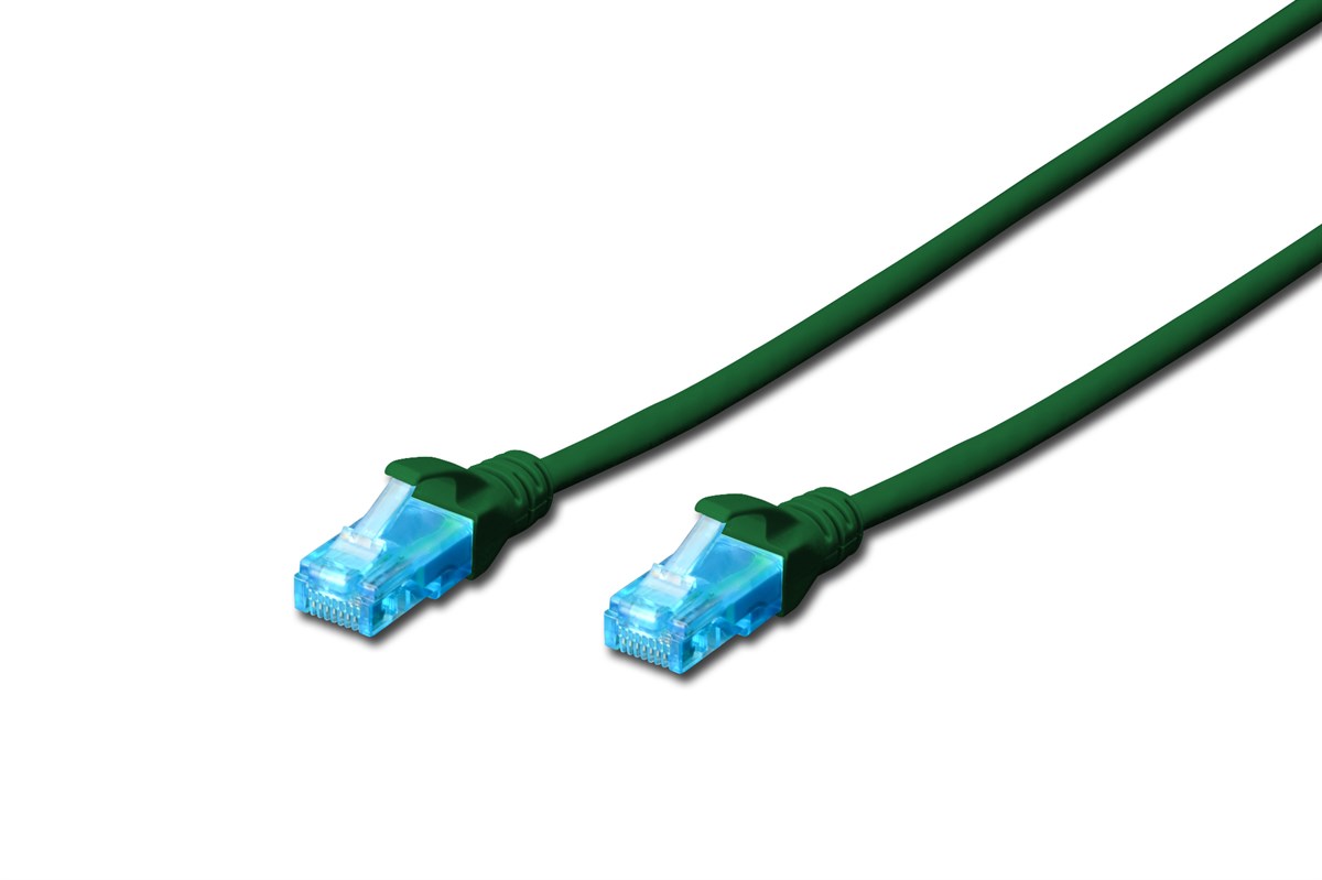 Beek CAT. 5E Patch Kablo, UTP, 0.25 metre, AWG 26, Yeşil Renk