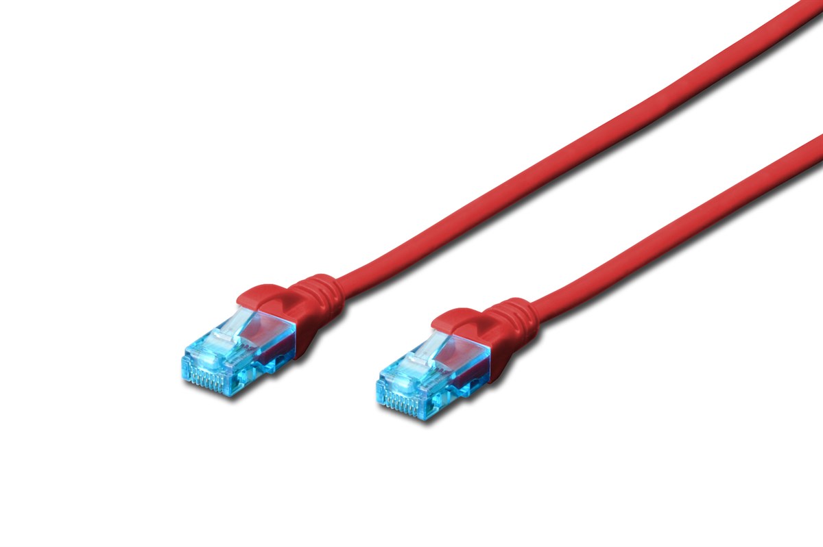 Beek CAT. 5E Patch Kablo, UTP, 7 metre, AWG 26, Kırmızı Renk