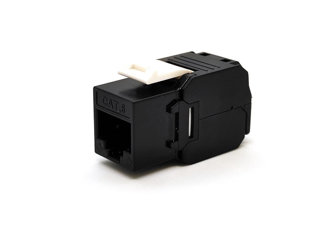 Beek Category 6 (CAT.6) UTP Keystone Jack, 180 Derece Dönebilir, Aletsiz Sonlandırılabilir