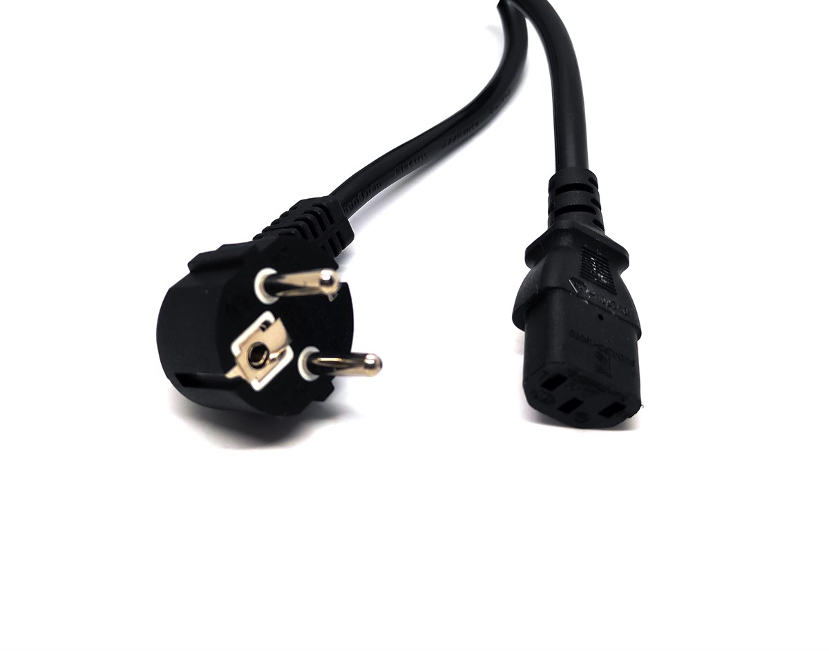 Beek Güç Kablosu, Schuko C13, H05VV-F 3* 1.5mm2, 1.8 metre<br>
Beek Schuko-C13 Power Cable 1.8M, H05VV-F 3*1.5mm2