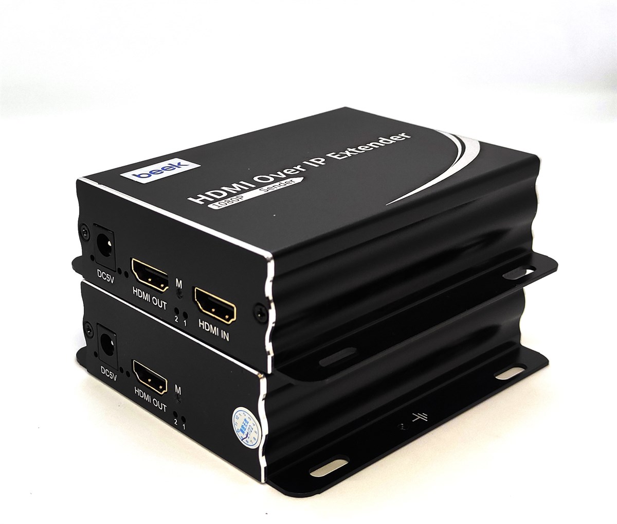 Beek IP HDMI Sinyal Uzatma Cihazı, Alıcı (Receiver) ve Verici (Sender) Birim dahil, 200 metre, 1920x1080P@60Hz, HDMI 1.4, HDCP 1.4, H.264 codec<br>
Beek HDMI over IP Extender, 200m, 1920x1080P@60Hz, HDMI 1.4, HDCP 1.4, H.264 codec