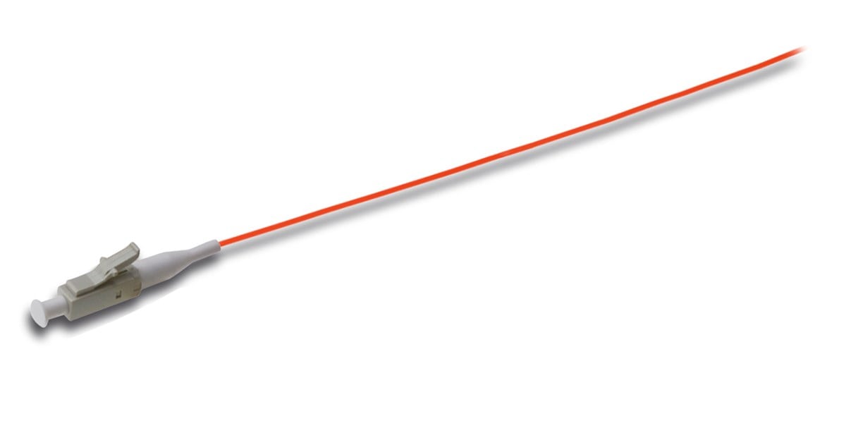 Beek LC/UPC Fiber PigTail, 62.5/125 µ, Multimode, 0.9mm Simplex, OM1, LSZH, 1 metre