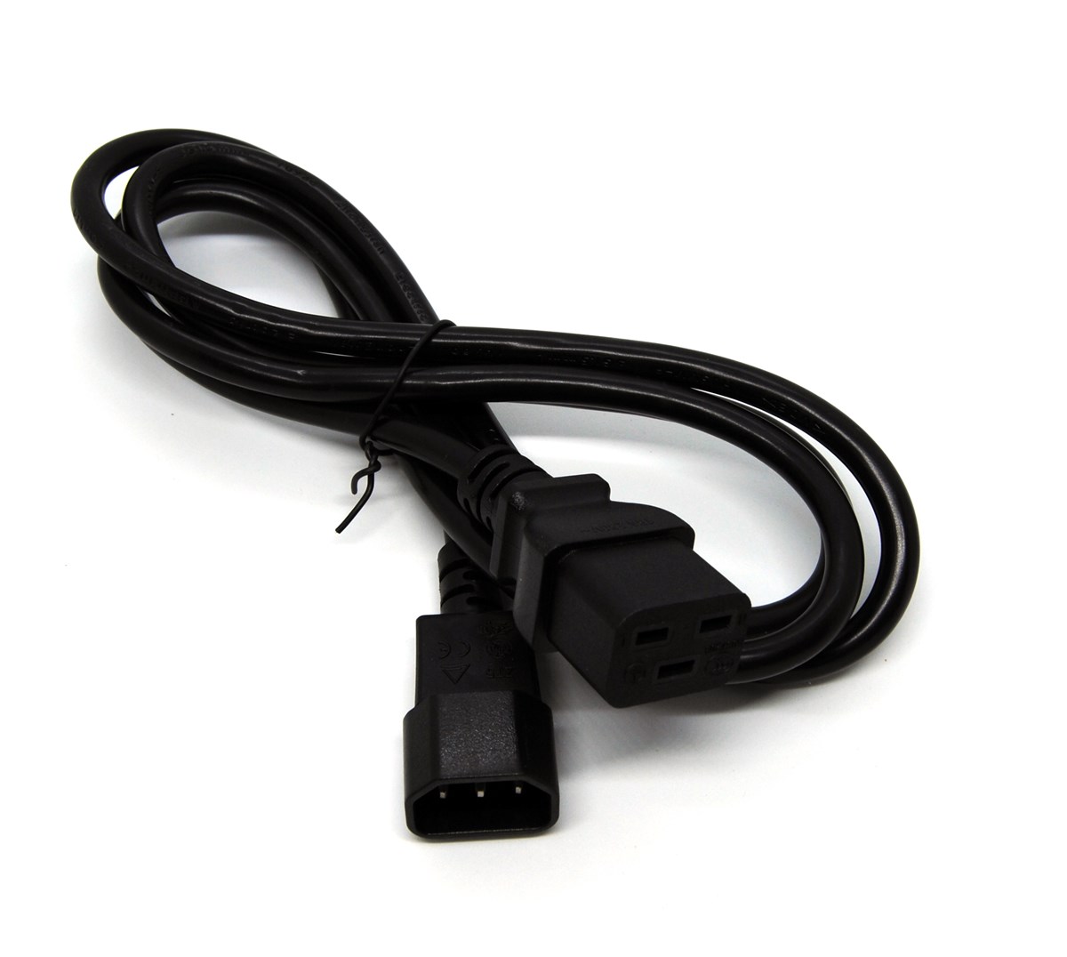 Beek Güç Kablosu, C14 <-> C19, 1.8 metre, H05VV-F 3*1 5mm kare<br>
Beek C14-C19 Power Cable 1.8M, H05VV-F 3*1.5mm2