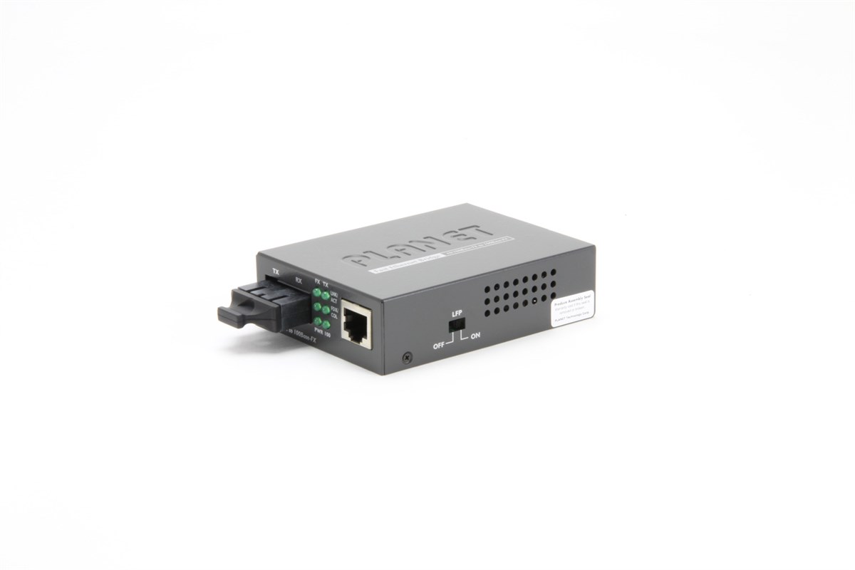 Bridge Media Converter<br>
10/100Base-TX - 100Base-FX (SC, SM)<br>
15km