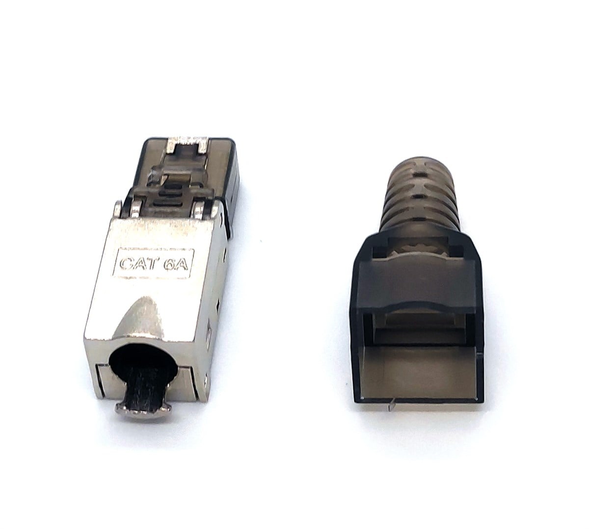 Cat6A STP Sonlandırma Yuvası, Siyah renk<br>
Cat6A STP Field Termination Plug with Black colour